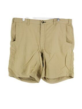 Orvis Men's Size 40 Light Weight Shorts Tan Gusseted
